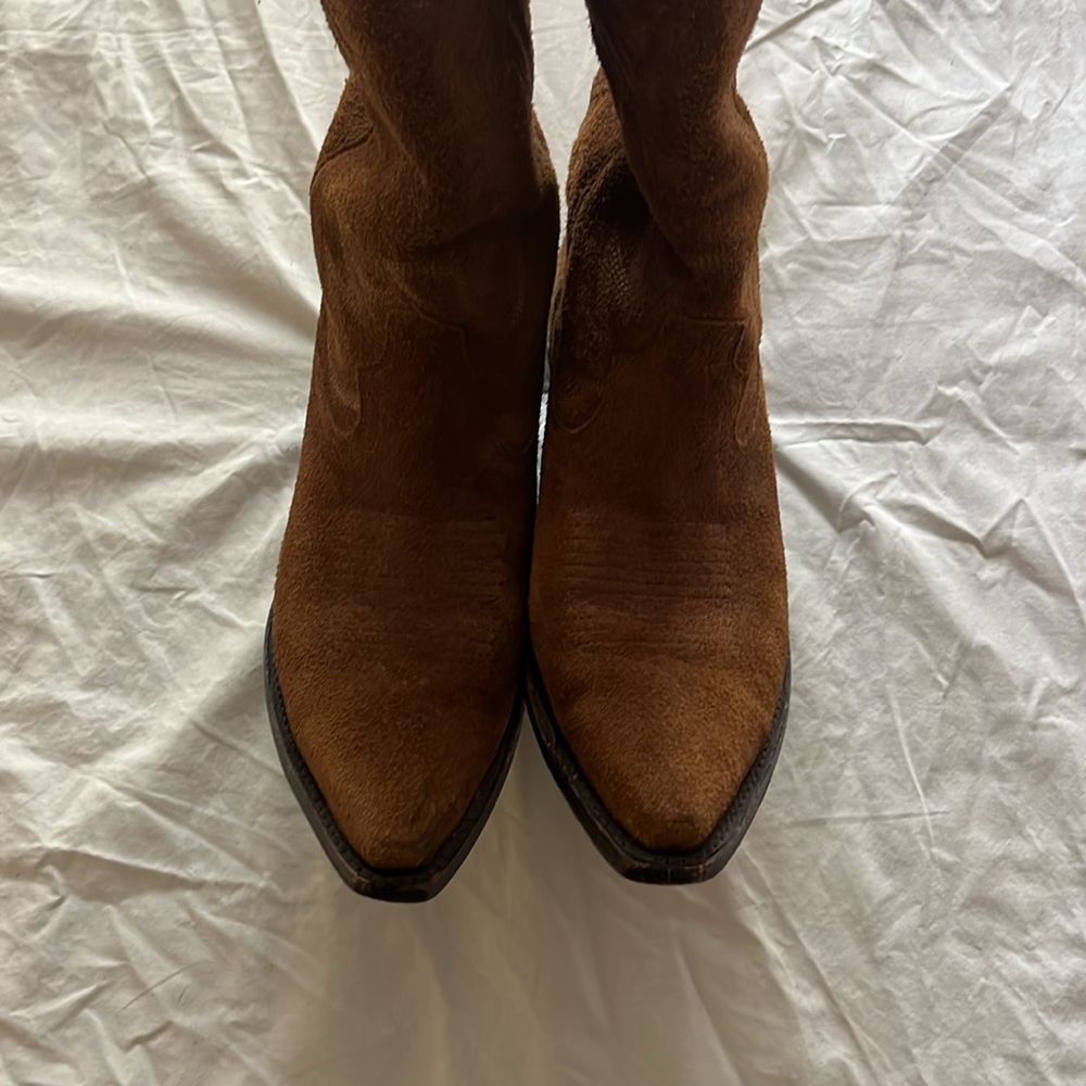 Tecovas Brown Heeled Boots - Picture 8 of 14